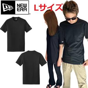 ニューエラ 半袖 Tシャツ NEA100 ロゴ ヘリテージ ブラック Lサイズ ユニセックス クルーネック NEWERA HERITAGE BLEND CREW TEE 新品