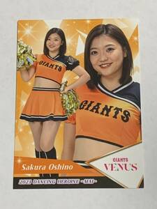 押野さくら 2023 BBM チアリーダー 舞 レギュラーカード 巨人 VENUS 即決