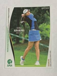 新垣比菜 2023 EPOCH エポック JLPGA 女子ゴルフ ROOKIES & WINNERS レギュラーカード 即決