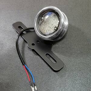 LED テールランプ　アルミ　ドリリング　ハーレー　グラストラッカー　SR　レブル　エストレア　チョッパー　カフェレーサー　3