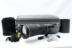 ★美品★ Nikon ニコン AF-S NIKKOR 500mm f4E FL ED VR 超望遠 単焦点レンズ トランク付き #850