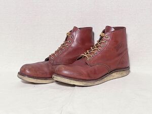 [RED WING 8166] Red Wing plain tu Work boots 9 D approximately 27cm 2010 year 