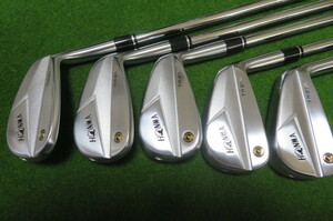 【美品】ホンマ HONMA ◆ツアーワールド T//WORLD TR21X 中空アイアンx 5本（#6-10） N.S.PRO 950GH neo S