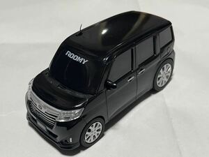 トヨタ ルーミー プルバックカー ミニカー 黒 チョロQ カラー コンパクト ブラック