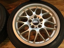 BBS　17インチホイール　4本セット　BMW純正？　8J×17H2　215-45R-17　PCD120_画像3