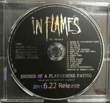 イン・フレイムス　CD 非売品　プロモ　IN FLAMES / Sound Of A Playground Fading _画像1