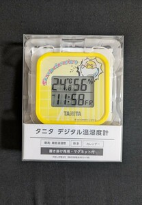 タニタ サンリオ キャラクター大賞 コラボ ぐでたま デジタル温湿度計 TANITA 温湿度計 2023 受注 限定品 Sanrio 時計 カレンダー