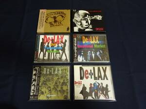 De-LAX CD６枚セット「SENSATION／NEWROMANCER／KINGDOM／Emotional Market／Our Favorite Roads／BOOTLEG」デラックス／宙也