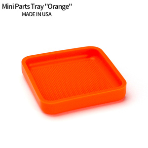 トレー Parts Tray Mini パーツトレイ ミニ オレンジ W7.2×D7.2cm 耐熱シリコン 小物入れ