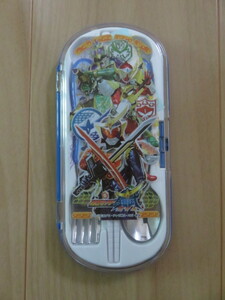 [ new goods * with translation ] Kamen Rider chopsticks * spoon * Fork set 