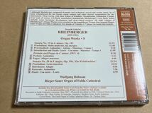 CD ラインベルガー オルガン作品全集 第8集 8.570315 Wolfgang Rubsam NAXOS_画像2