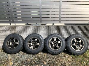 TOYO OBSERVE W/T-R 185/85R16 新品 + R32タイプM 純正ホイール パジェロミニ ステップワゴン等 スタッドレスタイヤ トーヨー オブザーブ