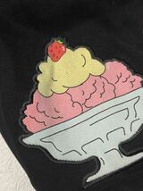 ◆ StrawberryShortcake ◆ ストロベリーショートケーキ 豪華 フルデコ キャラ デザイン コットン ツイル レーシングジャケット 2T 約100cm_画像9