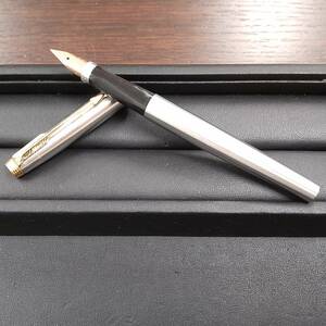 #11393【現状品】★PARKER/パーカー★fountain pen/万年筆★パーカー75 フライター★14K/XFニブ★