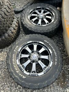 アルミホイール mkw 18インチ 8.5 5h pcd150 グッドリッチ　オールテレーン　285/60R18 2本セット