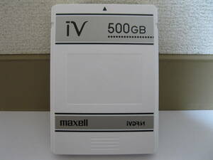 未使用品②■　maxell マクセル　iVDR-S　500GB　カセットハードディスク　iV　アイヴィ　ホワイト　型番：M-VDRS500G.C