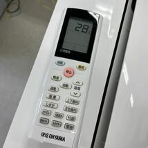 ① アイリスオーヤマ 6畳用 2.2kw 単相100V 2021年製 airwill IKF-221G IRIS OHYAMA ルームエアコン エアコン 暖房 冷房 空調 直接引取歓迎_画像4