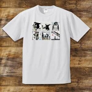 バンクシー BANKSY コレクション グラフィックアート Tシャツ 新品　送料込　男女兼用　ユニセックス　サイズ豊富　SからXXL選べる