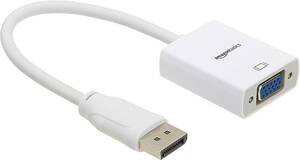 新品 Amazonベーシック DisplayPort to VGA変換アダプター 841710132007