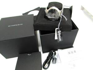 未使用品 セイコー wiredwena ワイアードウェナ wena 3 AGAB419 メンズ 腕時計 Bluetooth シルバー 充電式 一式