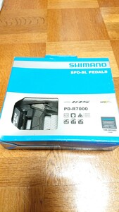 【新品・未使用】シマノ PD-R7000 105シリーズ SPD-SL クリップレスロードバイクペダル シングルプラットフォーム クリートセット付属