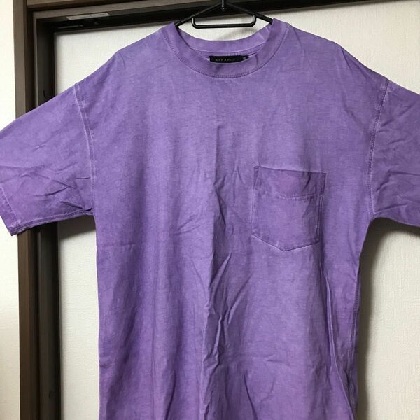 niko and クルーネックTシャツ　ビッグシルエット　紫　サイズ3