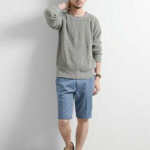 アーバンリサーチ t/c twill slim shorts S ブルー