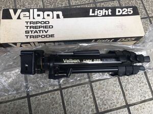 レバーロック折れ。ベルボン Velbon Light　D25 カメラ用三脚　コンパクト　管理chiyo-231009
