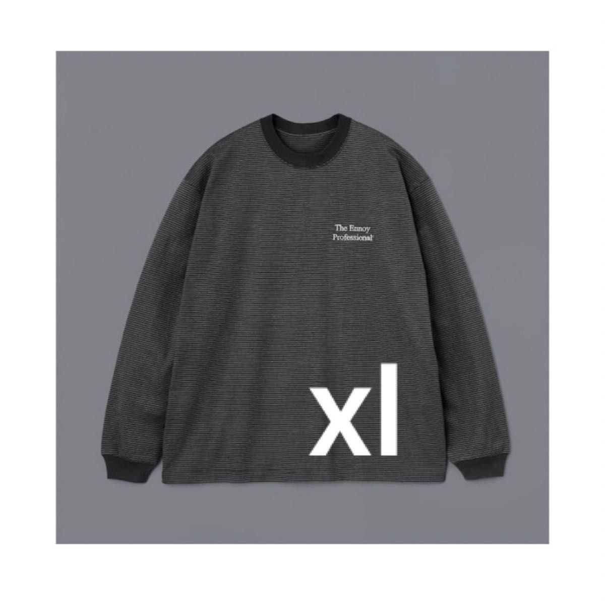 ennoy L/S BORDER T-SHIRTS (NAVY × WHITE) エンノイ｜PayPayフリマ