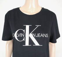 ＊新品 カルバンクライン ジーンズ Calvin Klein Jeans　ロゴプリント 半袖 Tシャツ コットン100% サイズXLブラックLCT2270_画像2