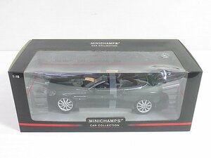 ∞【未使用】MINICHAMPS 1/18 CAR COLLECTION Aston Martin DB9 Convertible 2004 グリーン アストンマーチン ヴォランテ □H8