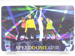 ∞ テレホンカード テレカ 50度数 SPEED スピード DOME TOUR 1999 REAL LIFE 今井絵理子 島袋寛子 上原多香子 新垣仁絵 □H8