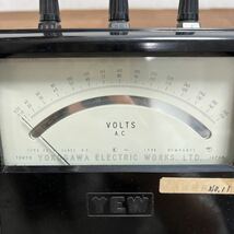 E412★横河電機 電圧計 YOKOGAWA ELECTRIC 1970 YEW 動作未確認_画像7