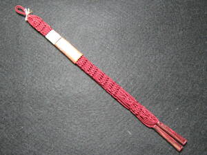 21)[ woman feather woven cord | silk 100%] unused goods ( long-term storage )| kimono feather woven kimono small articles 