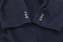 Cloth by Ermenegildo Zegna エルメネジルド ゼニア × Kurahashi コート アウター ロング丈 ネイビー ブラック系 メンズ 8811-NA_画像8