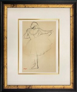 【特価】　≪　　エドガー・ドガ　　≫　　腐食 銅版画　 　LES DANSEUSES A LA BARRE 　 1948年　　EDGAR DEGAS