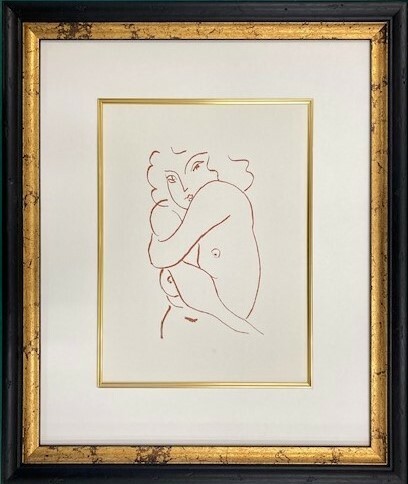 【特価】　 ≪　　アンリ・マティス　　≫ 　　リトグラフ【石版画】 　RONSARD-XXIII　 　 1948年 　　HENRI MATISSE