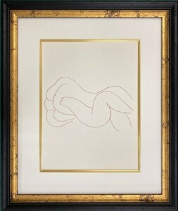 【特価】　 ≪　　アンリ・マティス　　≫ 　　リトグラフ【石版画】 　RONSARD-XXV　 　 1948年 　　HENRI MATISSE