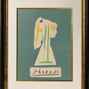 【特価】　≪　　パブロ・ピカソ　　≫　オリジナルリトグラフ【石版画】　 1954年　　PICASSO AND THE HUMAN COMEDY-II　　PABLO　PICASSO