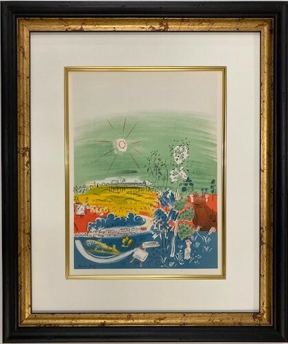 【特価】　≪　　ラウル 　デュフィ 　　≫　　リトグラフ【石版画】　　EXPOSITION D'ART FRANCAIS　　1959年　　RAOUL　 DUFY