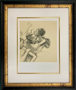 【特価】　≪　　エドガー・ドガ　　≫　　腐食 銅版画　 　GROUPE DE DANSEUSES 　 1948年　　EDGAR DEGAS