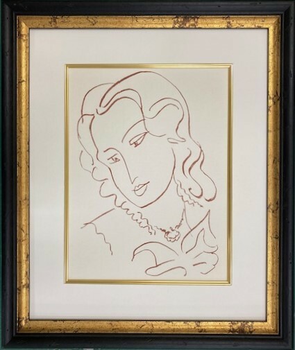 【特価】　 ≪　　アンリ・マティス　　≫ 　　リトグラフ【石版画】 　RONSARD-XI　 　 1948年 　　HENRI MATISSE