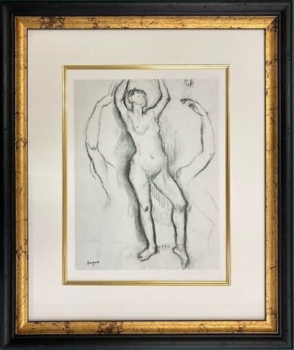 【特価】　≪　　エドガー・ドガ　　≫　　腐食 銅版画　 　ETUDE DE DANSEUSE 　 1948年　　EDGAR DEGAS