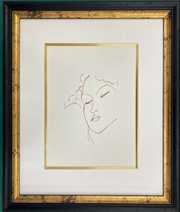 【特価】　 ≪　　アンリ・マティス　　≫ 　　リトグラフ【石版画】 　RONSARD-XV　 　 1948年 　　HENRI MATISSE