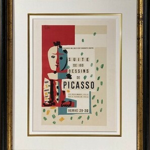 【特価】　≪　　パブロ・ピカソ　　≫　オリジナルリトグラフ【石版画】 　 1954年　　PICASSO AND THE HUMAN COMEDY-V 　PABLO　PICASSO