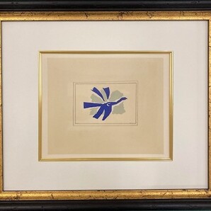 【特価】 ≪ ジョルジュ ブラック ≫ リトグラフ【石版画】 LE CIEL BLEU 1963年 GEORGES BRAQUE