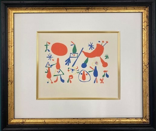 【特価】　≪　　 　ミロ　 　　≫　　リトグラフ【石版画】 　　PERSONNE 　　 1959年　　　　JOAN　MIRO