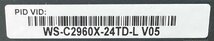 M◆Cisco(シスコ)/スイッチ/Catalyst 2960-Xシリーズ/WS-C2960X-24TD-L V05/初期化済(8_画像5