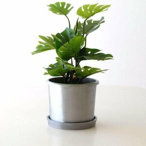  plant pot 4 number stylish saucer attaching decorative plant pot pot cover planter aluminium. solid pot cylinder free shipping ( one part region excepting ) hda8962