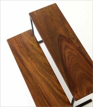 棚 シェルフ 飾り棚 スパイスラック 調味料ラック 木製 2段ディスプレイラック 送料無料(一部地域除く) kan3800_画像3
